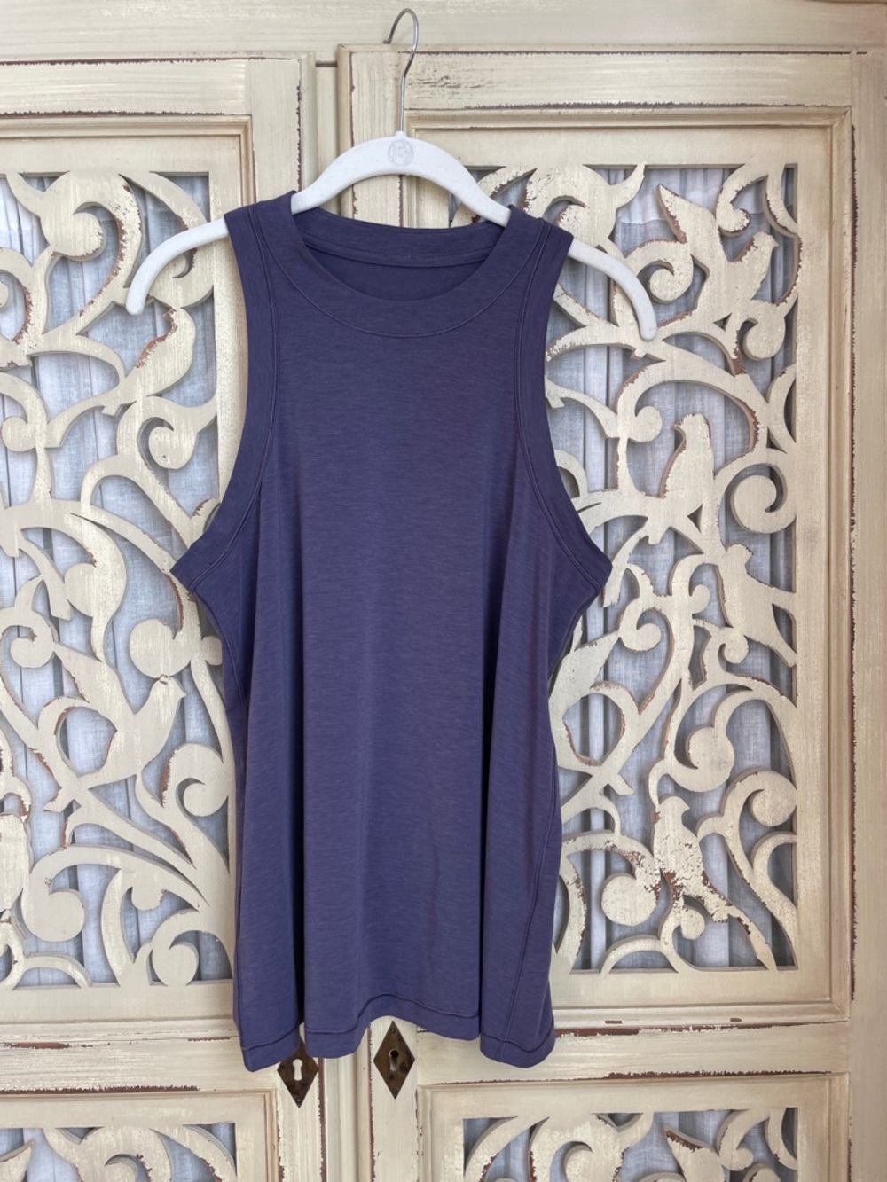 LULULEMON Women's Jersey training tank top atmospheric purple size 8 - Picture 2 of 3
